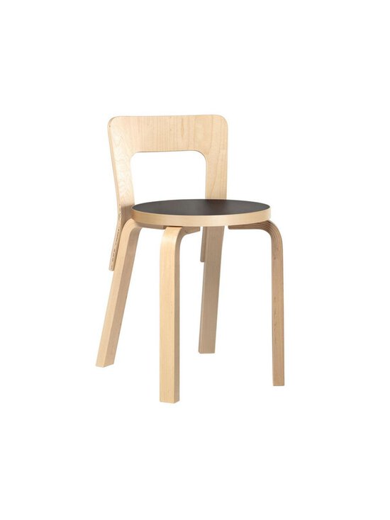 Artek - Tuoli 65 koivu/musta linoleum - BEIGE | Stockmann - photo 1