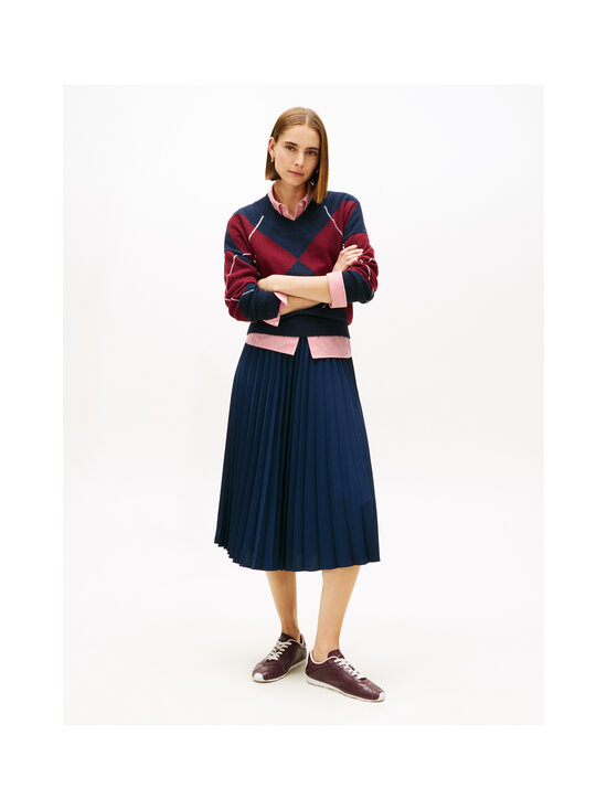 Tommy Hilfiger - Fluid Pleated midi svārki - C1G DARK NIGHT NAVY | Stockmann - photo 4