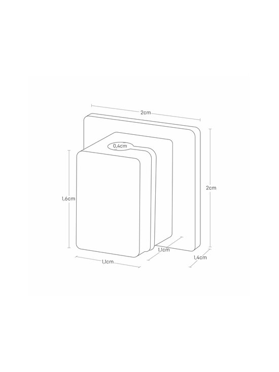 Yamazaki - Magnetic Base -johtopidike 5-pack - WHITE | Stockmann - photo 10