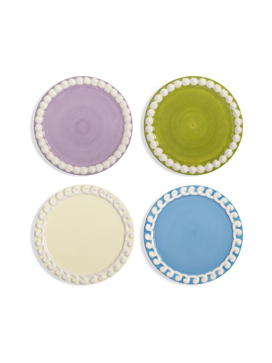 &klevering - Taldrikud Whip 4 tk - MULTICOLOR | Stockmann - photo 1