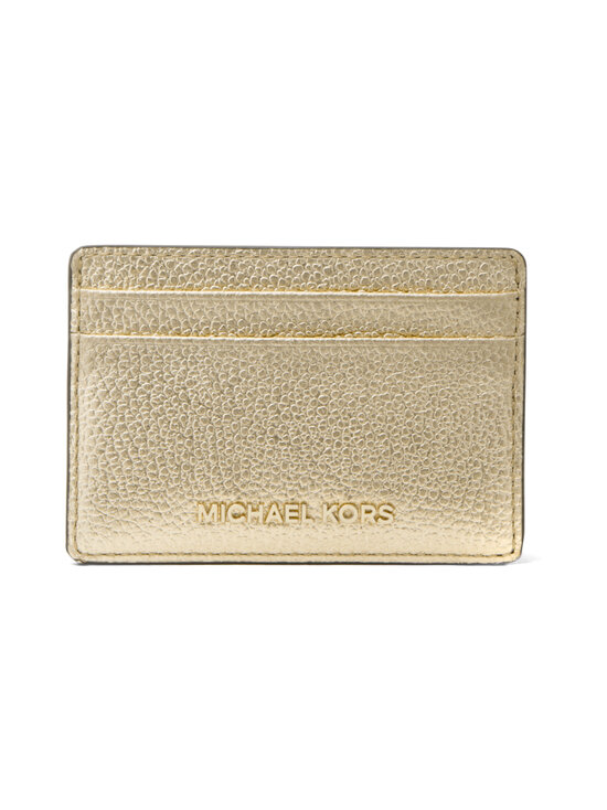 Michael Michael Kors - Jet Set -nahkakorttikotelo - 740 PALE GOLD | Stockmann - photo 1