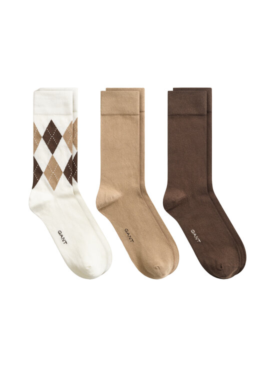 GANT - Argyle-sukat 3-pack - 130 CREAM | Stockmann - photo 1