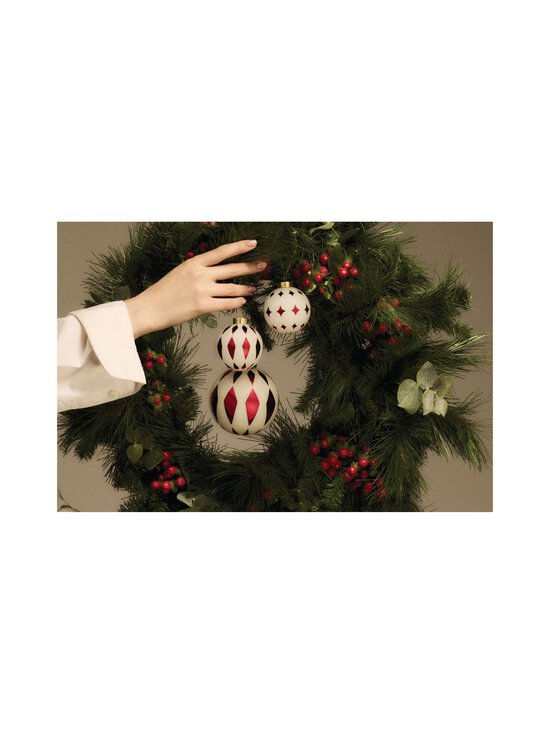 Alessi - Delight Christmas 6 Ziemassvētku eglītes rotājums - WHITE/RED/GOLD | Stockmann - photo 2