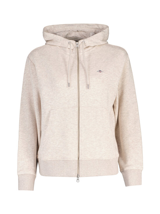 GANT - Shield Zip -huppari - 291 LIGHT BEIGE MELANGE | Stockmann - photo 1