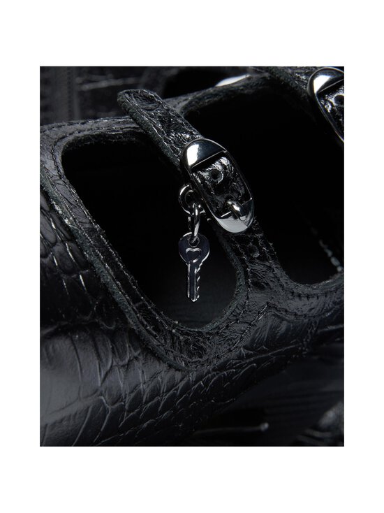 Dr. Martens - Kiki Dm x Mj Analine Croc Emboss -nahkasaappaat - BLACK | Stockmann - photo 6