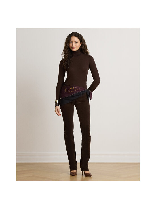 Lauren Ralph Lauren - Suoralahkeiset vakosamettihousut - 007 CIRCUIT BROWN | Stockmann - photo 2
