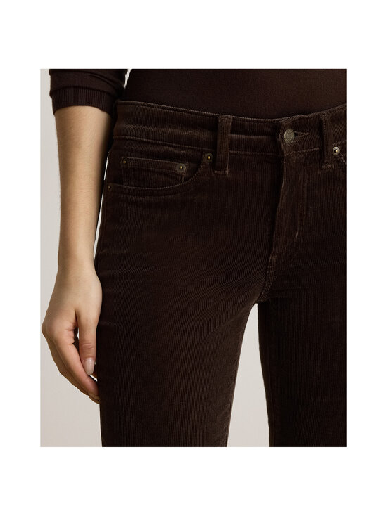 Lauren Ralph Lauren - Suoralahkeiset vakosamettihousut - 007 CIRCUIT BROWN | Stockmann - photo 4