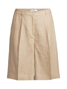 ESSENTIALS by Stockmann - Anne Bermuda -pellavashortsit - BEIGE | Stockmann