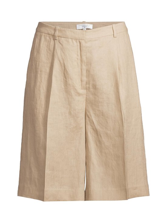 ESSENTIALS by Stockmann - Anne Bermuda -pellavashortsit - BEIGE | Stockmann - photo 1