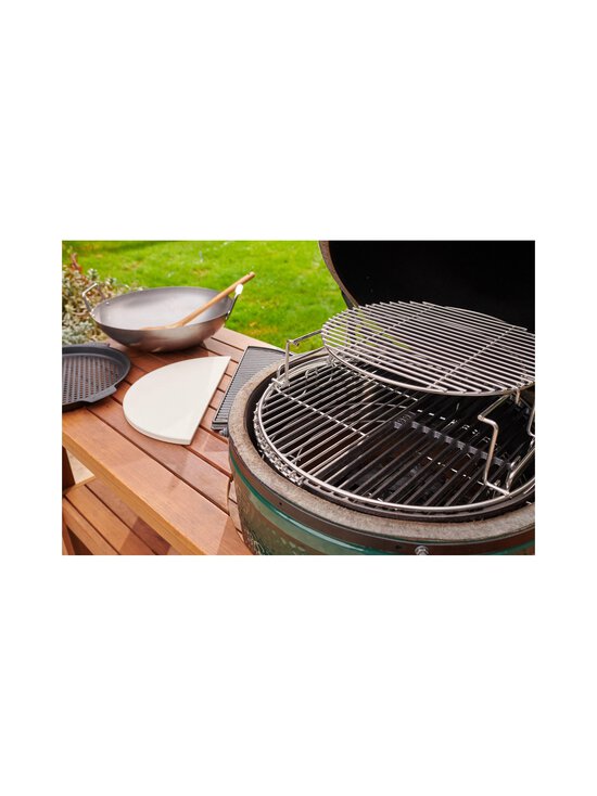 Big Green Egg - Half Medium -valurautaritilä - BLACK | Stockmann - photo 2