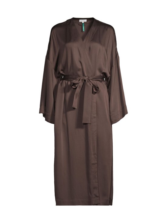 A+more - Sugar Modal Satin Kimono -aamutakki - BROWN | Stockmann - photo 1