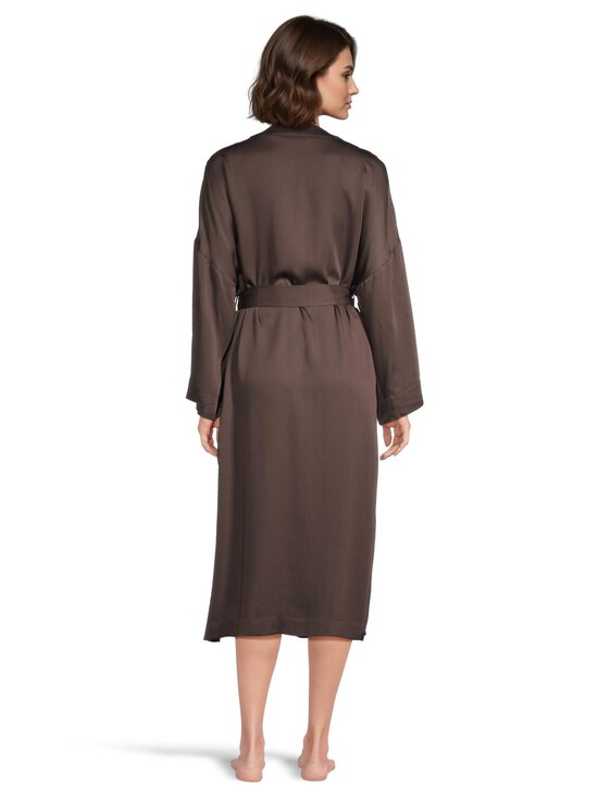 A+more - Sugar Modal Satin Kimono -aamutakki - BROWN | Stockmann - photo 3