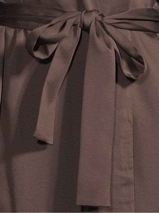 A+more - Sugar Modal Satin Kimono -aamutakki - BROWN | Stockmann - photo 4