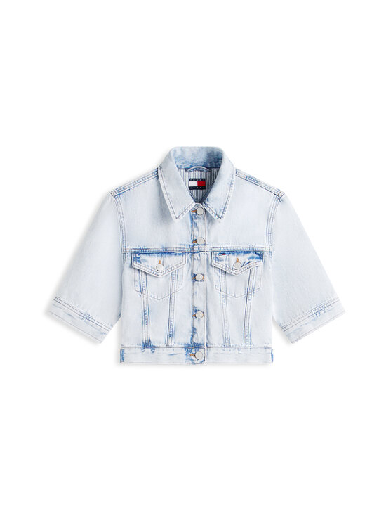 Tommy Jeans - Cropped Trucker -farkkutakki - 1AB DENIM LIGHT | Stockmann - photo 1