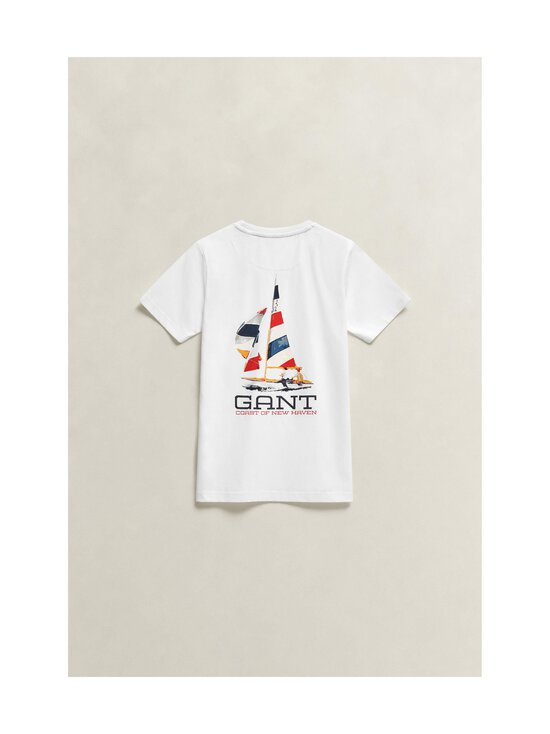 GANT - Coastal Graphic -t-paita - 110 WHITE | Stockmann - photo 2