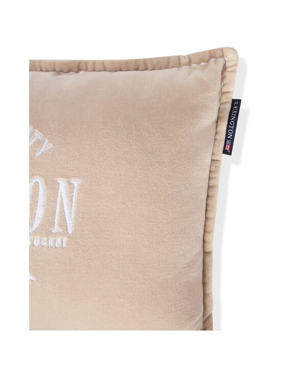 Lexington - Logo Organic Cotton Velvet -sisustustyyny 50 x 30 cm - BEIGE | Stockmann - photo 4