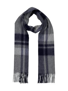 CONSTRUE - Oscar-kashmirkaulaliina 30 x 164 cm - 1R180239 GREY/NAVY CHECK | Stockmann