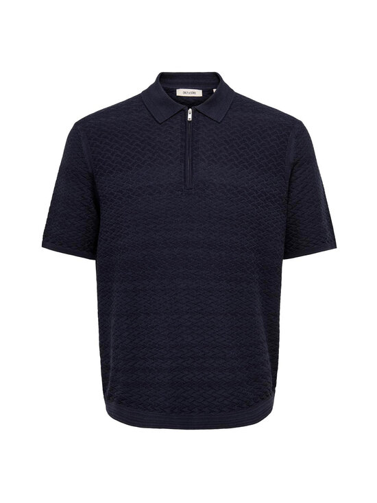 Only & Sons - OnsDrew Regular Zip -pikeeneule - DARK SAPPHIRE | Stockmann - photo 1