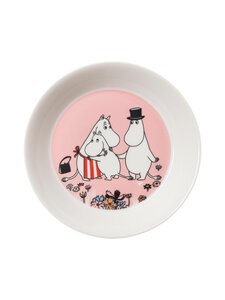 Moomin Arabia - Family Time -lautanen 15 cm - PINK Moomin Arabia - Family Time -lautanen 15 cm - PINK | Stockmann