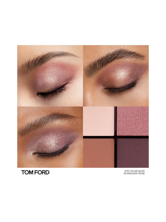 Tom Ford - Runway Eye Color Quad Silk Eyeshadow Palette -luomiväripaletti - 30 INSOLENT ROSE | Stockmann - photo 2