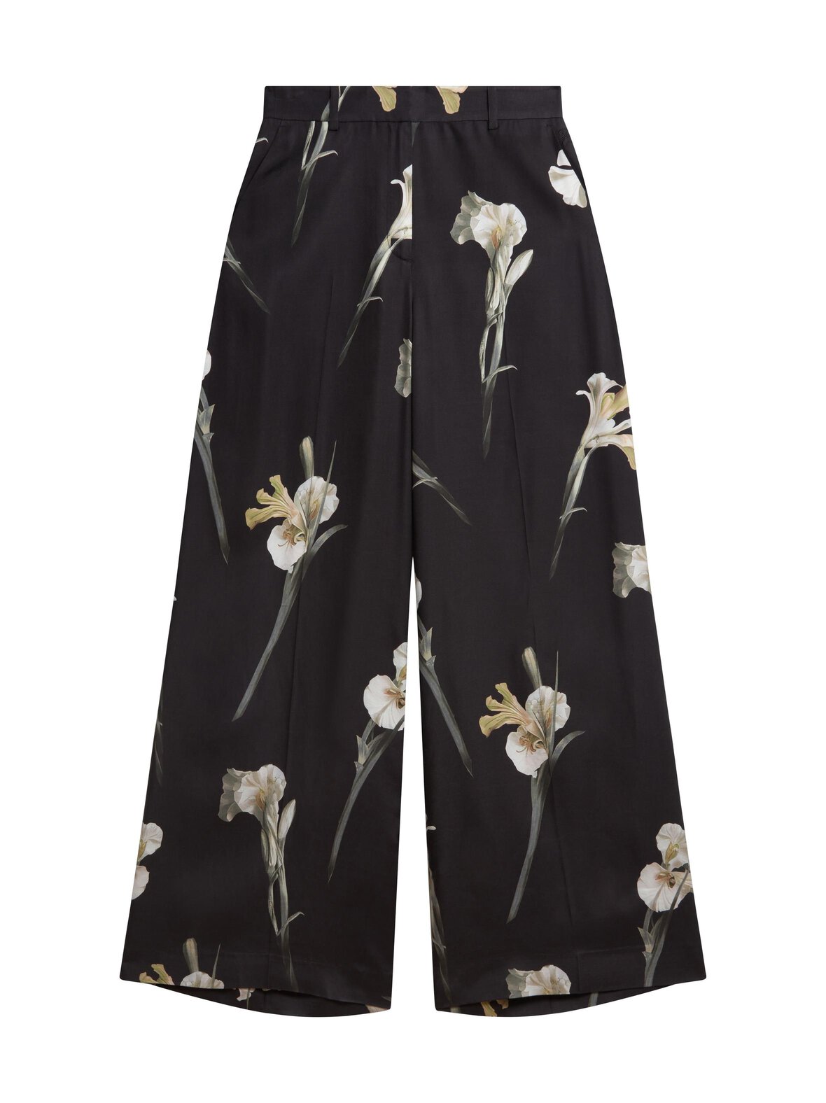 Printed Wide Leg -housut