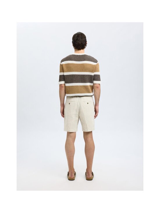 Selected - SlhRegular Leroy Linen -shortsit - PURE CASHMERE DETAIL:W. WHITE | Stockmann - photo 2