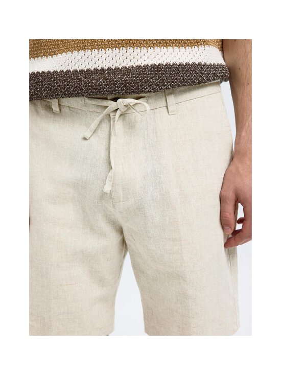 Selected - SlhRegular Leroy Linen -shortsit - PURE CASHMERE DETAIL:W. WHITE | Stockmann - photo 6