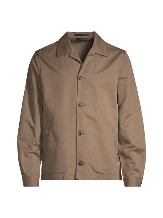 Sunspel - Cotton Linen -kauluspaita - BROWN | Stockmann - photo 1