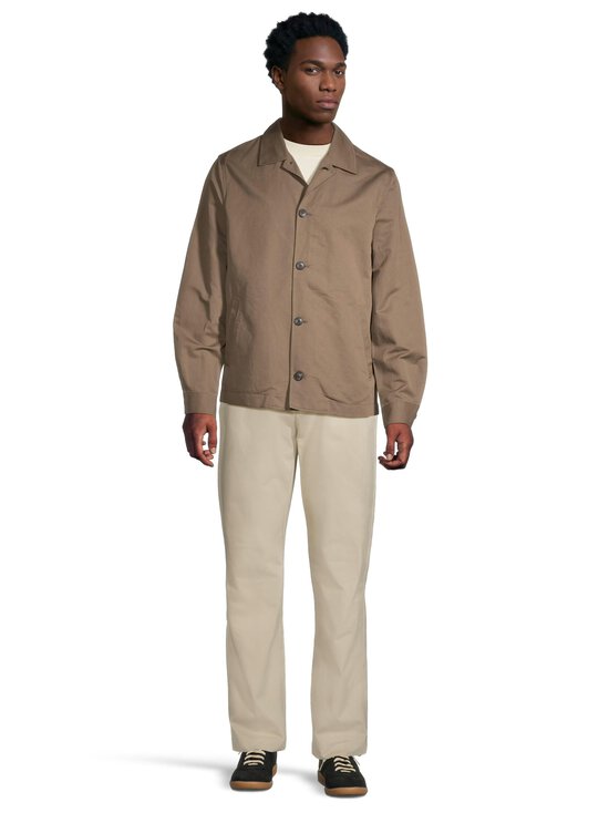 Sunspel - Cotton Linen -kauluspaita - BROWN | Stockmann - photo 2