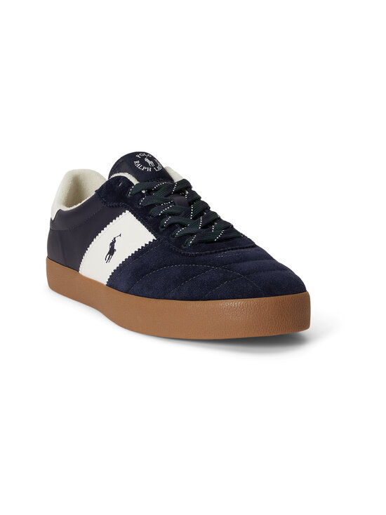 Polo Ralph Lauren - Court Vulc III Low Top Lace brīvā laika apavi - 002 HUNTER NAVY/DECKWASH WHITE | Stockmann - photo 4