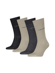 Calvin Klein - Classic Giftbox -sukat 4-pack - 003 BEIGE | Stockmann
