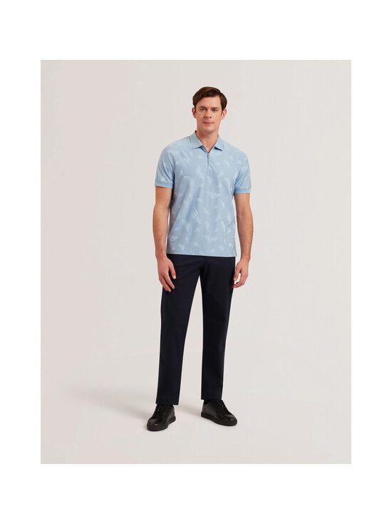 Ted Baker London - Polosärk Neyack Feather Jacquard Zip - BLUE - photo 4 Ted Baker London - Polosärk Neyack Feather Jacquard Zip - BLUE | Stockmann - photo 4