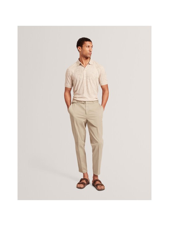Ted Baker London - Edwine Regular Jacquard Leaf polo krekls - BEIGE - photo 2 Ted Baker London - Edwine Regular Jacquard Leaf polo krekls - BEIGE | Stockmann - photo 2