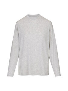 SKIMS - Boyfriend Long Sleeve -trikoopaita - LIGHT HEATHER GREY | Stockmann