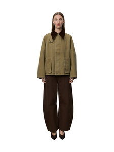 Sofie Schnoor - Francosw Oversized Canvas -takki - 7030 KHAKI | Stockmann