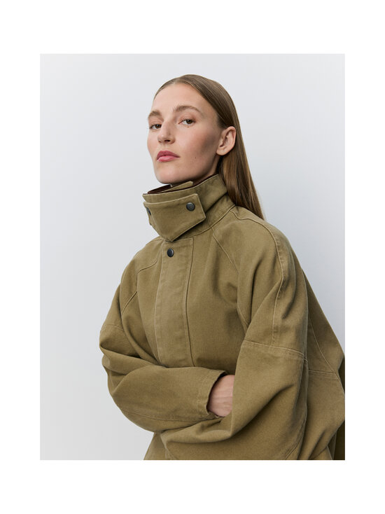Sofie Schnoor - Francosw Oversized Canvas -takki - 7030 KHAKI | Stockmann - photo 7