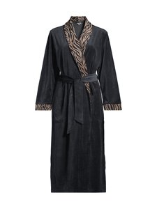 Damella - Velour Zebra -aamutakki - 004 BLACK | Stockmann