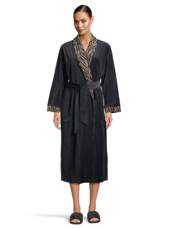 Damella - Velour Zebra -aamutakki - 004 BLACK | Stockmann - photo 2