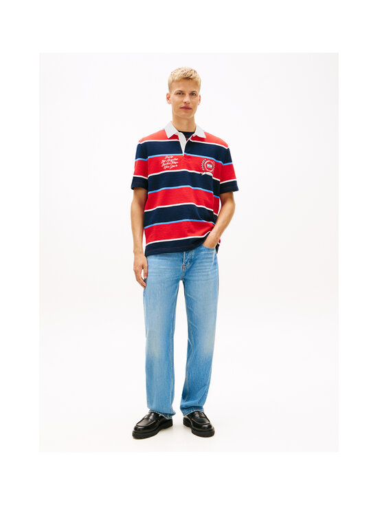 Tommy Jeans - Relax Stripe Rugby krekls - XL8 RAPID RED STRIPE | Stockmann - photo 2
