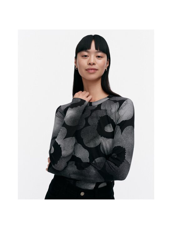 Marimekko - Viedä Akvarelli Unikko trikotāžas krekls - 999 DARK GREY, BLACK - photo 5 Marimekko - Viedä Akvarelli Unikko trikotāžas krekls - 999 DARK GREY, BLACK | Stockmann - photo 5
