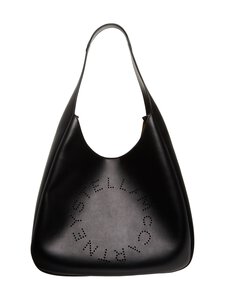 Stella McCartney - Logo Slouchy Hobo Tote Bag -laukku - 1000 BLACK | Stockmann