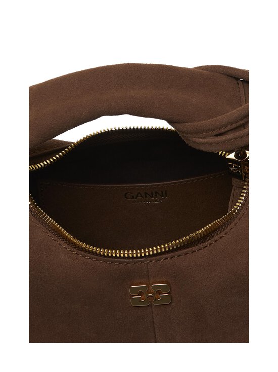 Ganni - Hobo Mini Pelinova -laukku - 979 CHICORY COFFEE | Stockmann - photo 4