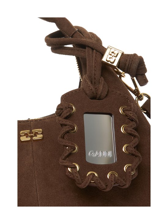 Ganni - Hobo Mini Pelinova -laukku - 979 CHICORY COFFEE | Stockmann - photo 5
