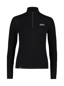 Mons Royale - W Cascade Merino 1/4 Zip -paita - 001 BLACK | Stockmann