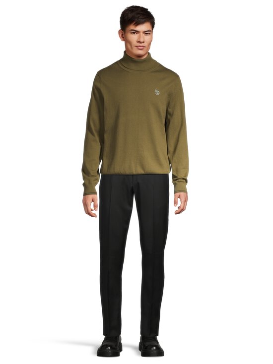 PS Paul Smith - Roll Neck Zebra Badge -neule - 35_MILITARY GREEN | Stockmann - photo 2