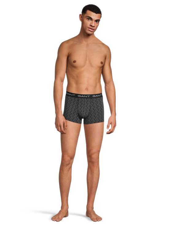 GANT - Monogram Print -alushousut 3-pack - 5 BLACK | Stockmann - photo 3