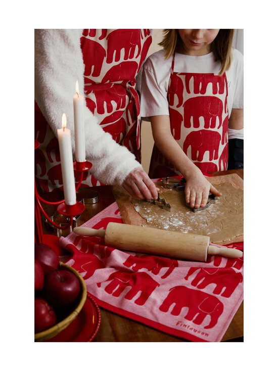 Finlayson - Elefantti-esiliina - RED/BEIGE | Stockmann - photo 2