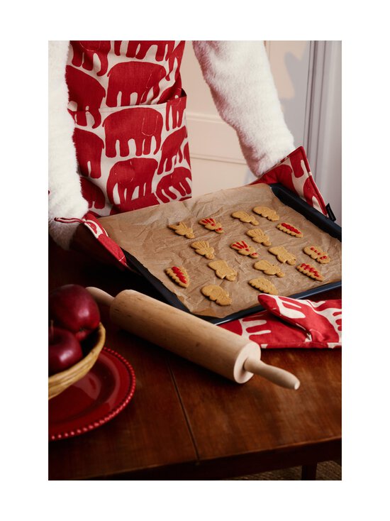 Finlayson - Elefantti-esiliina - RED/BEIGE | Stockmann - photo 3