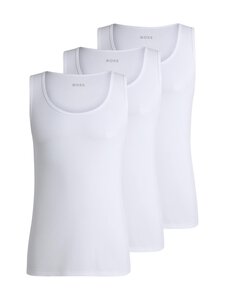 BOSS - TankTop RibClassic - aluspaita 3-pack - 100 WHITE | Stockmann
