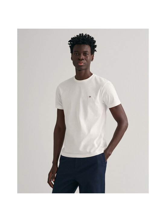 GANT - Slim Shield t-paita - 110 WHITE - photo 2 GANT - Slim Shield t-paita - 110 WHITE | Stockmann - photo 2